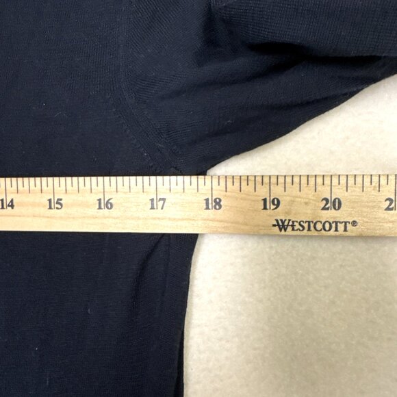 ASKET The Cotton Sweater Mens‎ Size M Short Dark Navy 100% Organic Cotton - Picture 4 of 8